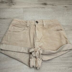 Forever 21 corduroy jean mid rise shorts